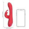  Loveline Vibro Swinging Rabbit 22 cm Rose